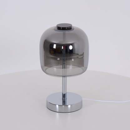 Axis Smoke Gray Glass Table Lamp