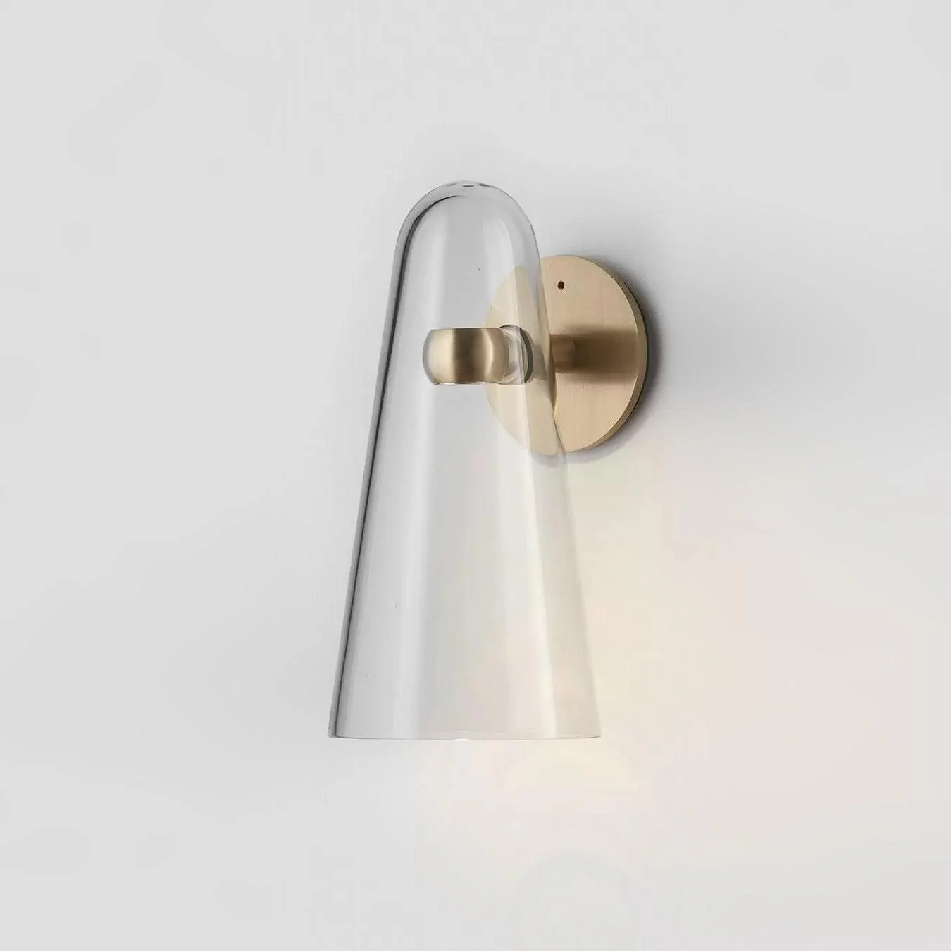 Edge Modern Unusual Glass Wall Light Shades Bathroom Bedroom Hallway
