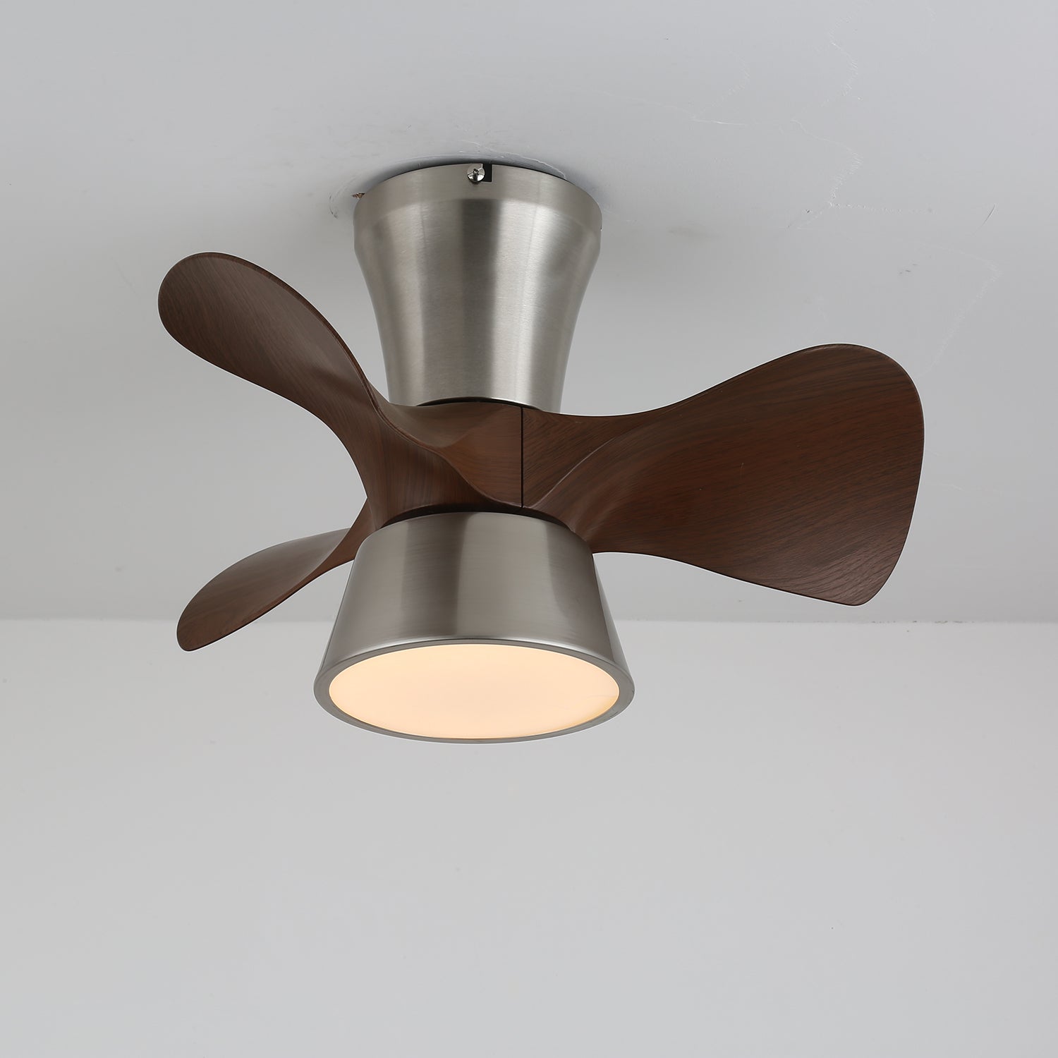 Plafonnier Ventilateur Nera en Bois Moderne - Neutralighting