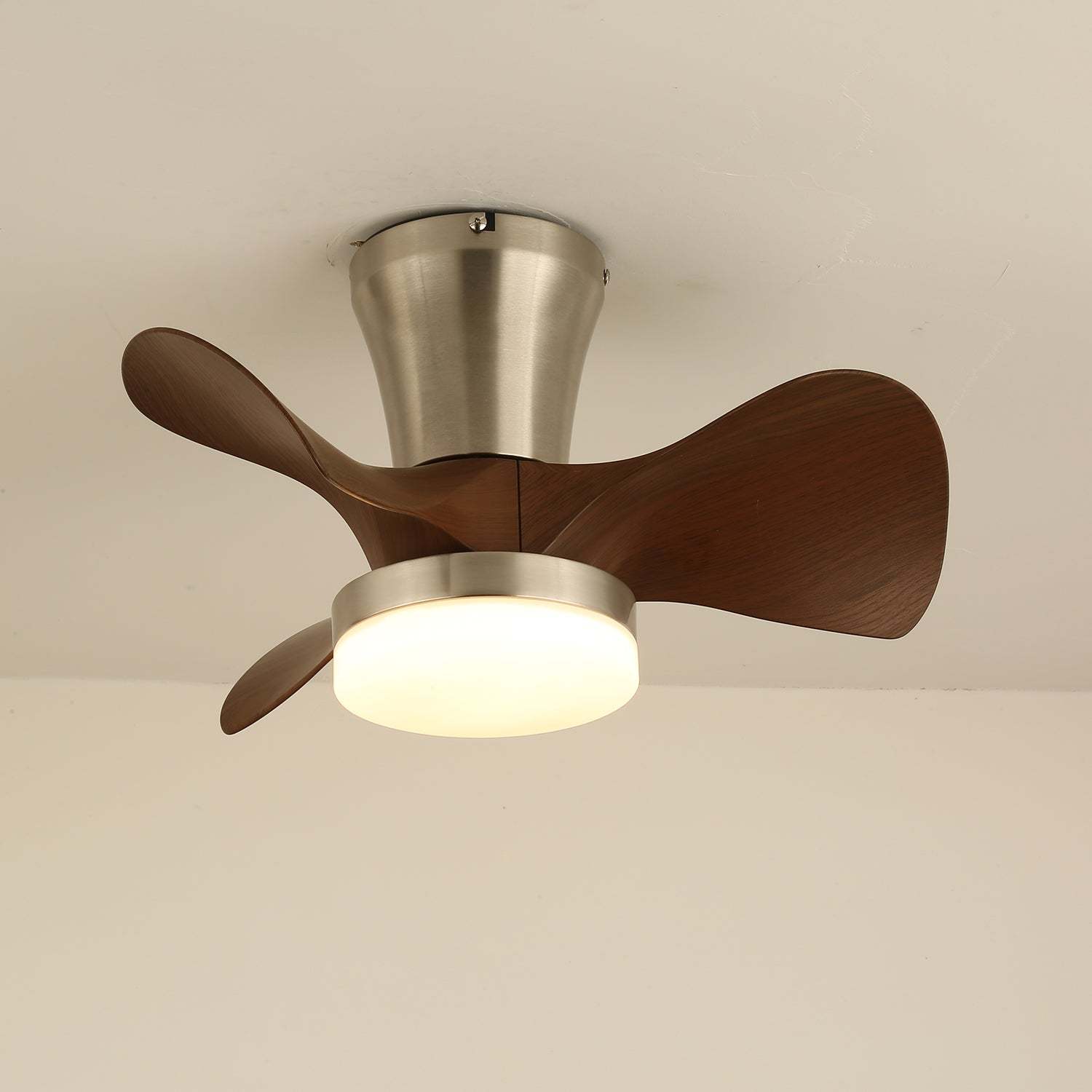 Plafonnier Ventilateur Nera en Bois Moderne - Neutralighting