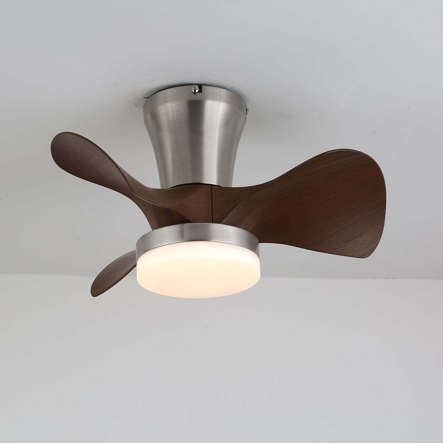 Plafonnier Ventilateur Nera en Bois Moderne - Neutralighting