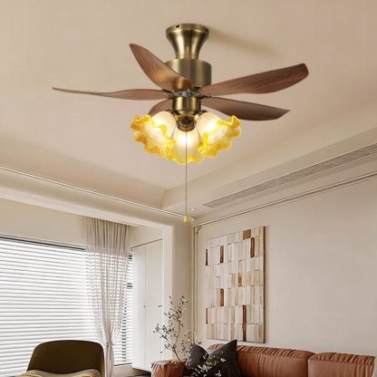 Plafonnier Ventilateur Florence Fleur - Neutralighting