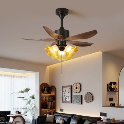 Plafonnier Ventilateur Florence Fleur - Neutralighting