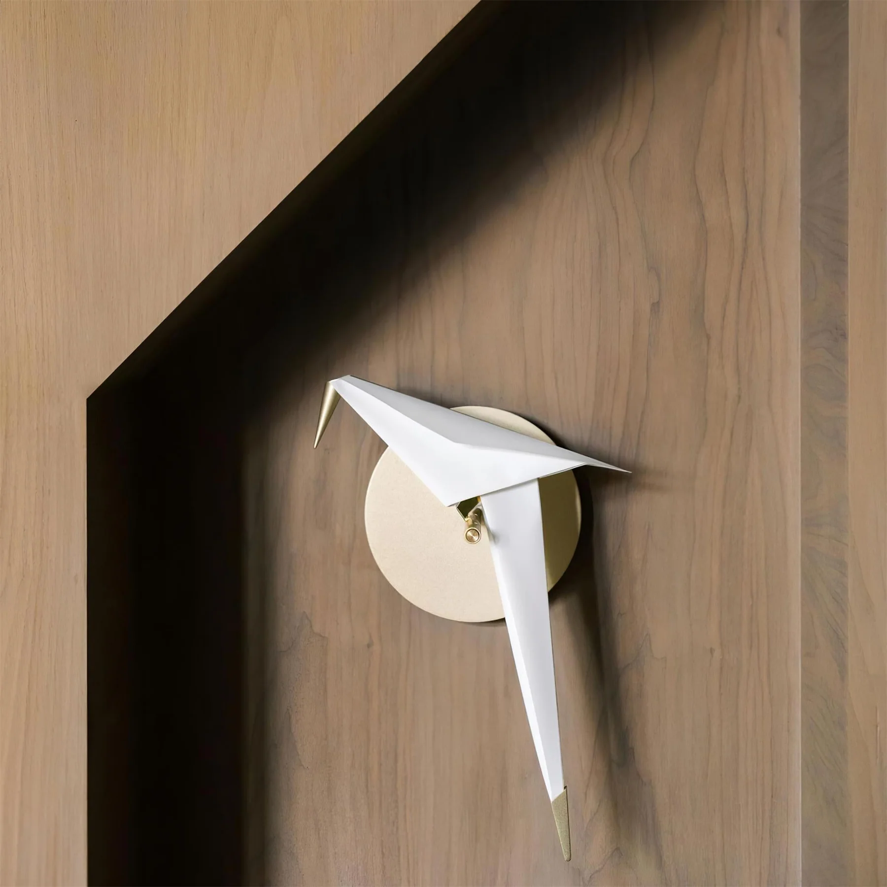 Orr Moderne Inhabituel Oiseau PC Métal Applique Murale Chambre à Coucher Salon