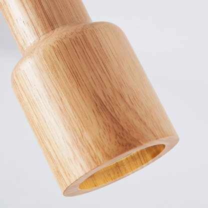 Ozawa Cottage Installer LED Suspension Bois Cuisine/Chambre à coucher