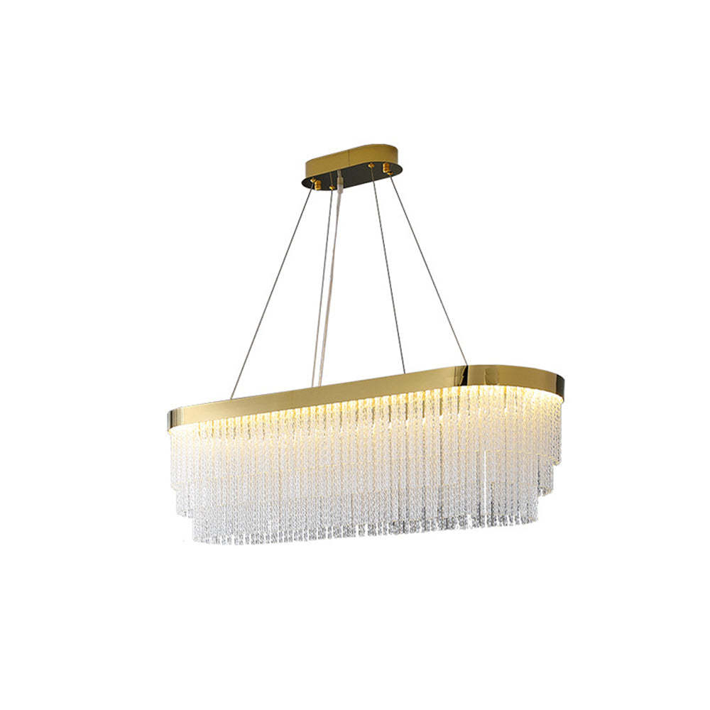 Colon Suspension Ronde Moderne, Métal, Doré, Salon/Hôtellerie