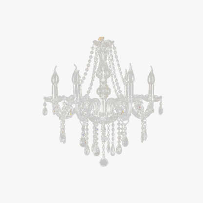 Silva Luxe LED Suspension Verre Clair Salon Chambre à Coucher
