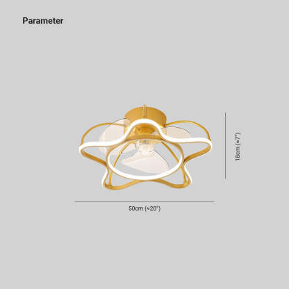 Hana Ventilateur de Plafond, 3 Styles, D50CM
