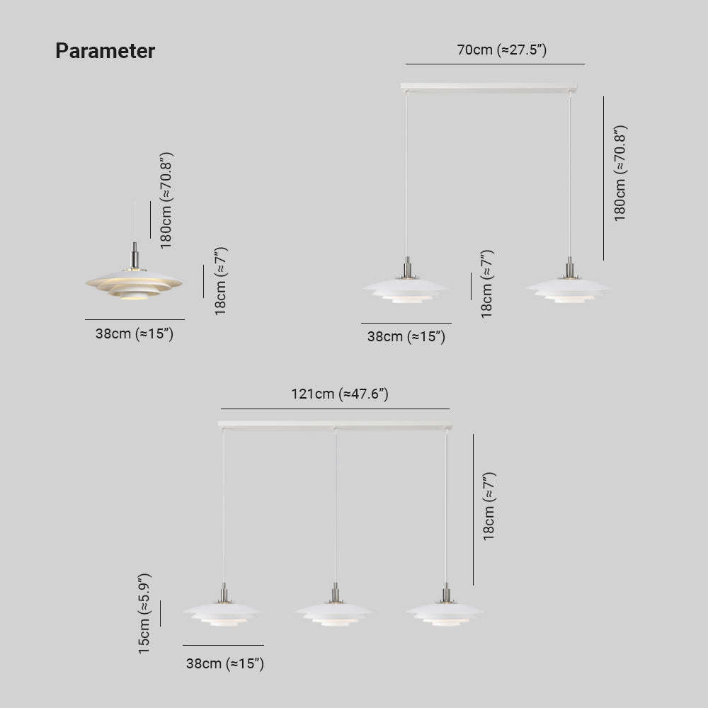 Crains Suspension Bol Moderne, Métal, Blanc, Chambre