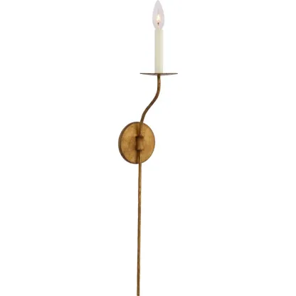 Alessio Vintage Bougie Métal Applique Murale Couloir Chambre Salle de Bain