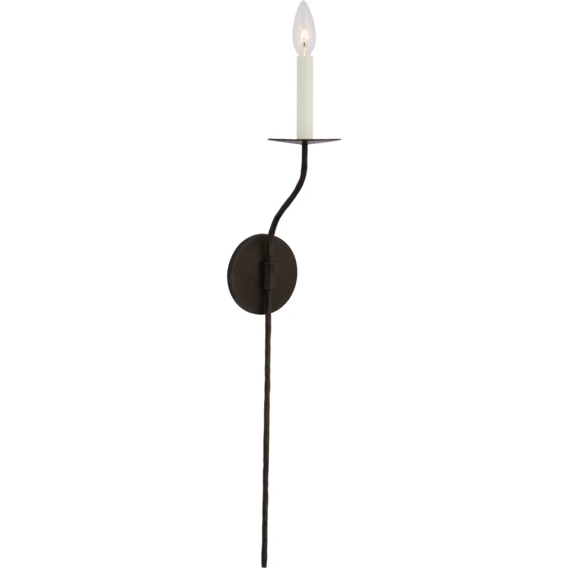 Alessio Vintage Candle Metal Wall Light Fixture Hallway Bedroom Bathroom