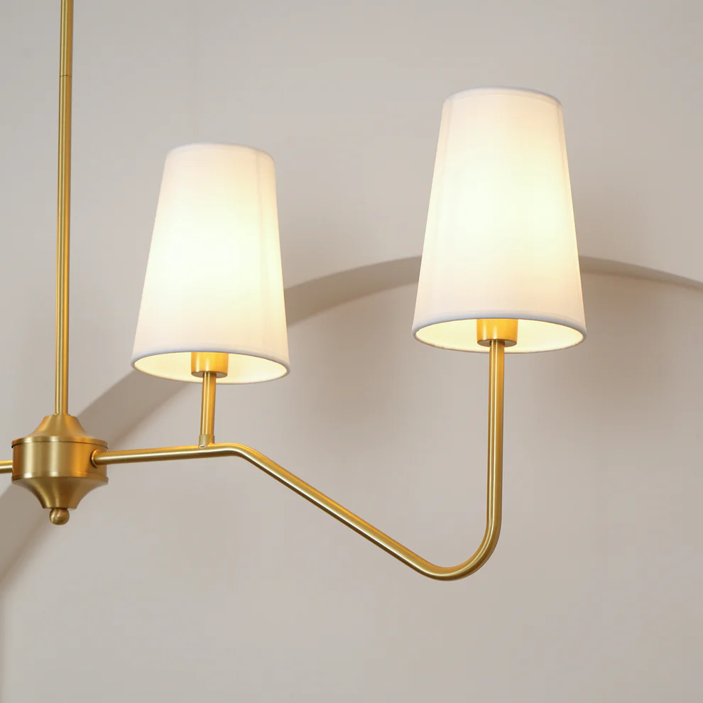 Alessio Vintage Classical Metal Fabric Pendant Light Shades Living Dining Room
