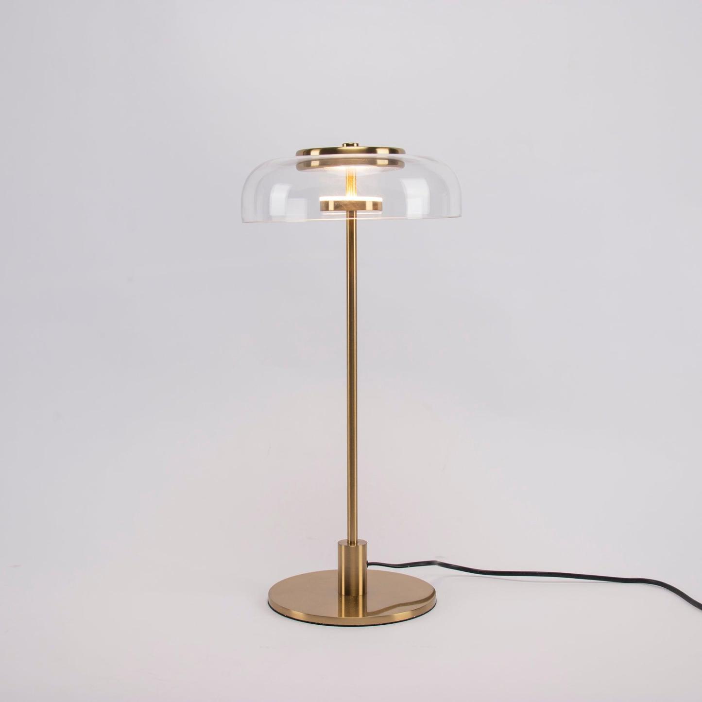 Clair Verre Dôme Lampe de Table | Las Sola