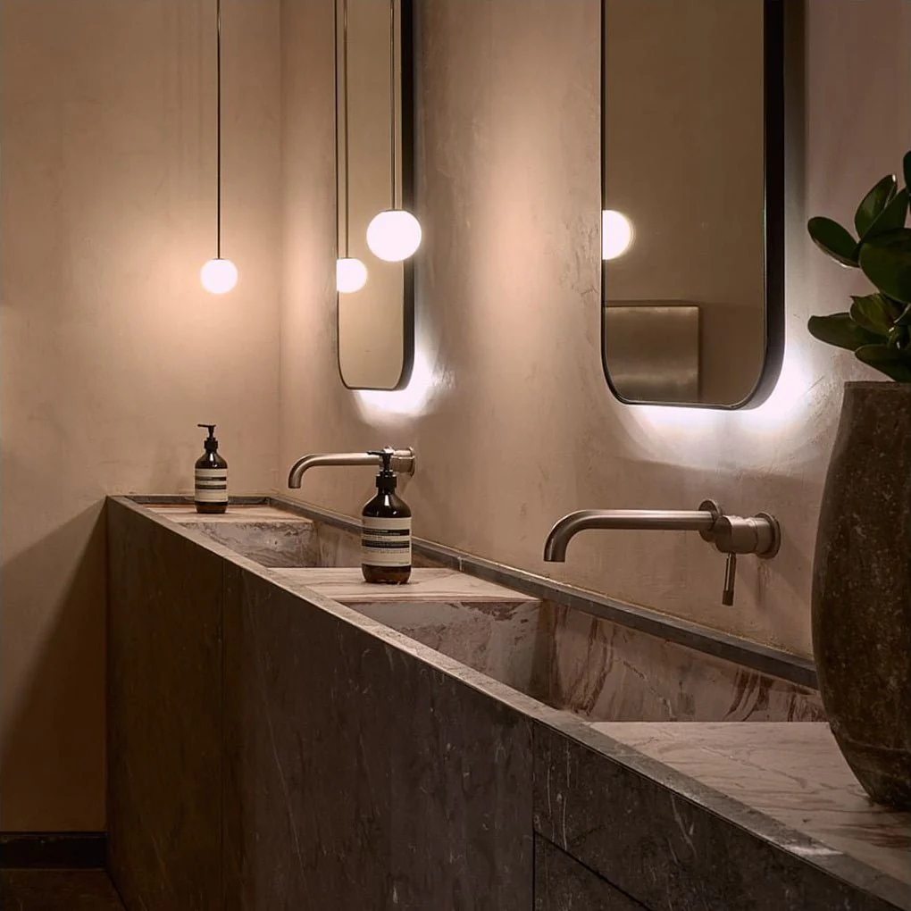 Hailie Modern Minimalism Glass Pendant Light Dining Room Bedroom