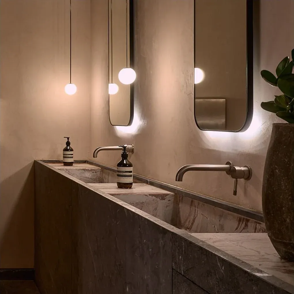 Hailie Modern Minimalism Glass Pendant Light Dining Room Bedroom