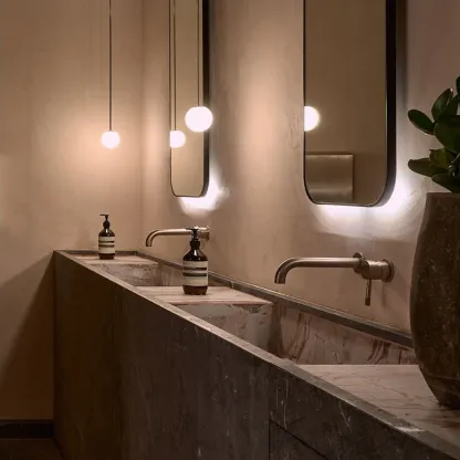 Hailie Modern Minimalism Glass Pendant Light Dining Room Bedroom