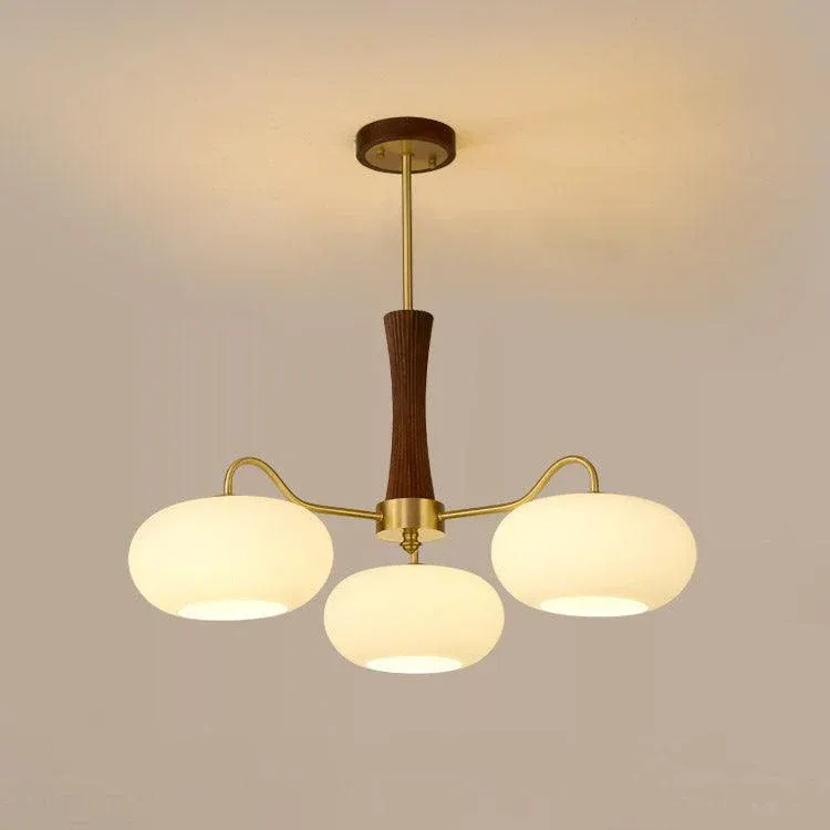 Valentina Vintage Metal Wood Pendant Light Bedroom Living Room