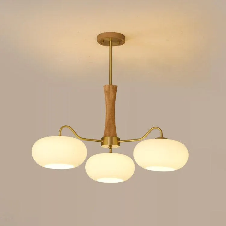 Valentina Vintage Metal Wood Pendant Light Bedroom Living Room