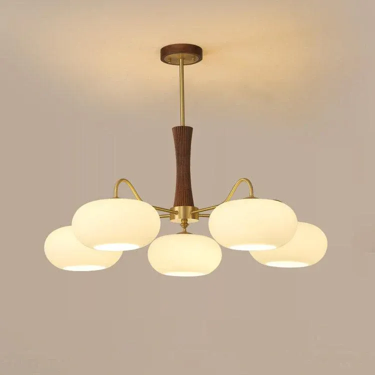 Valentina Vintage Metal Wood Pendant Light Bedroom Living Room