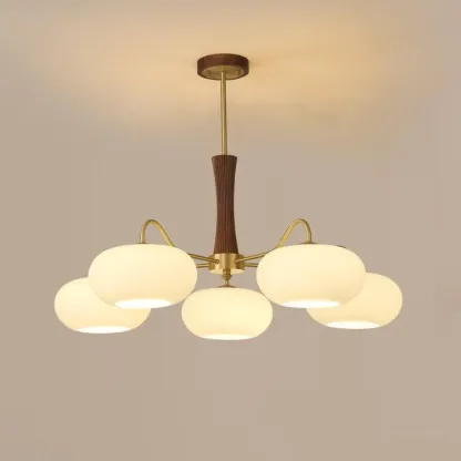 Valentina Vintage Metal Wood  Pendant Light Bedroom Living Room