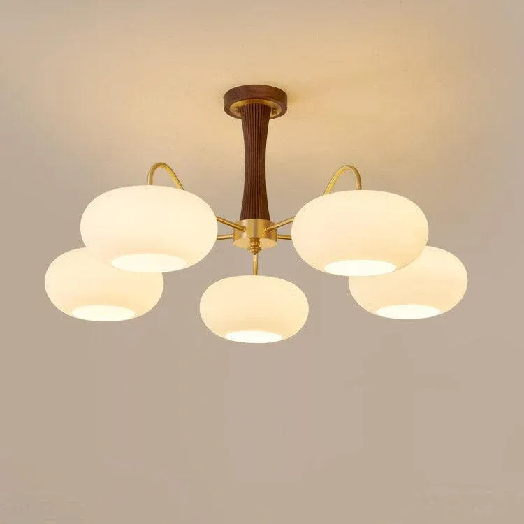 Valentina Vintage Metal Wood Pendant Light Bedroom Living Room