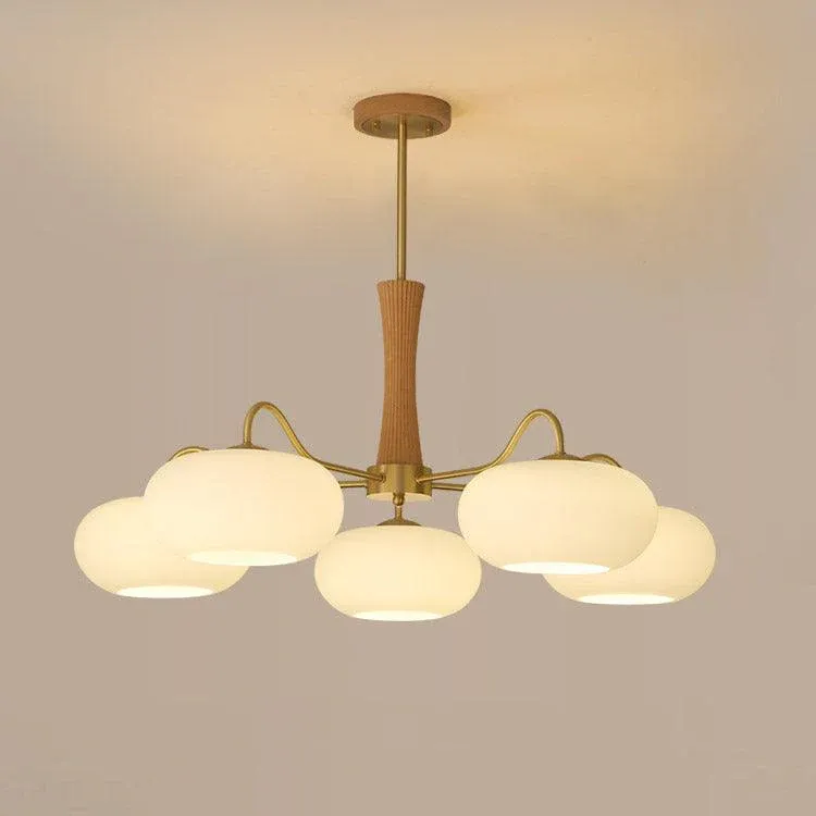 Valentina Vintage Metal Wood Pendant Light Bedroom Living Room