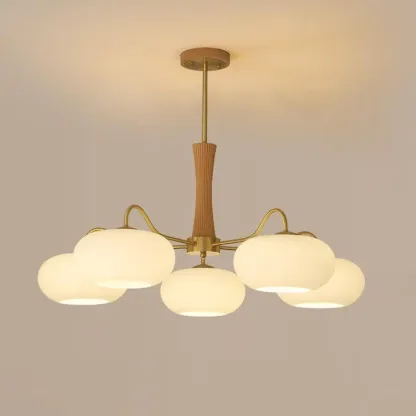 Valentina Vintage Metal Wood  Pendant Light Bedroom Living Room