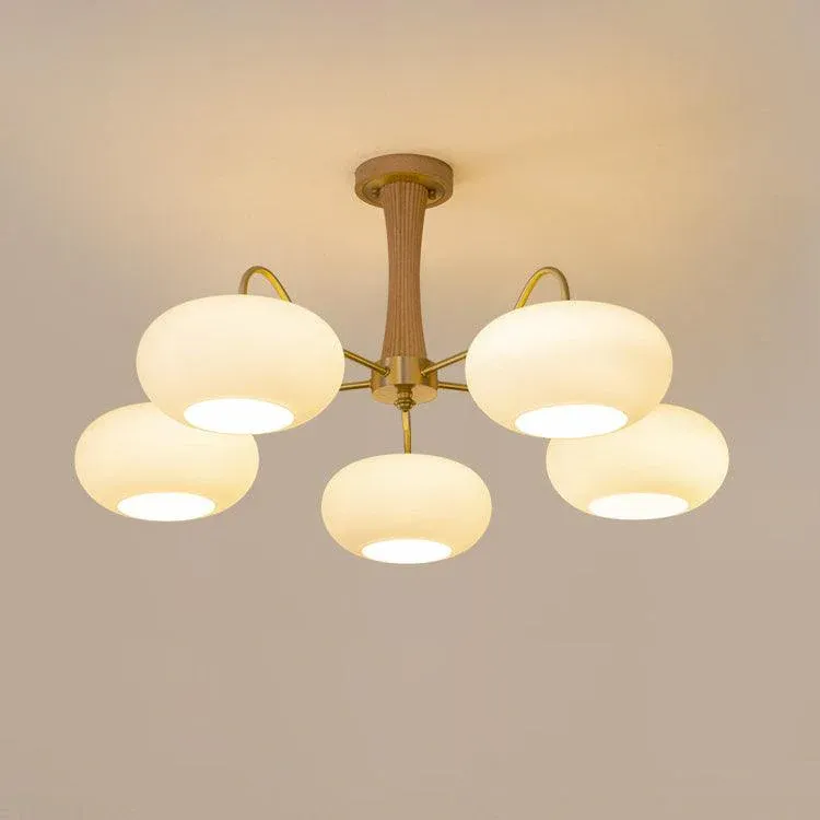 Valentina Vintage Metal Wood Pendant Light Bedroom Living Room