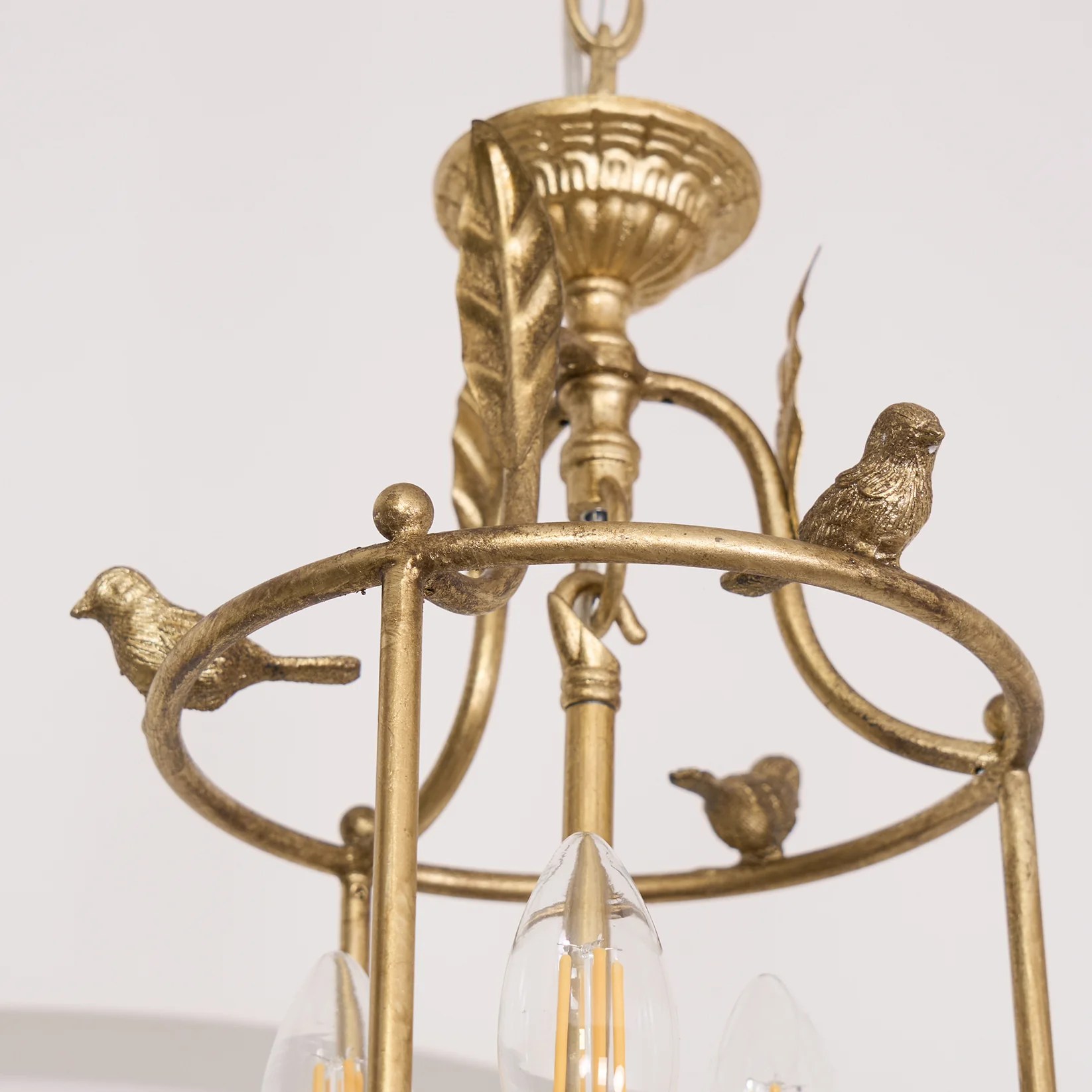 Alessio Vintage Metal Bronze Gold Pendant Light Dining Room Bedroom