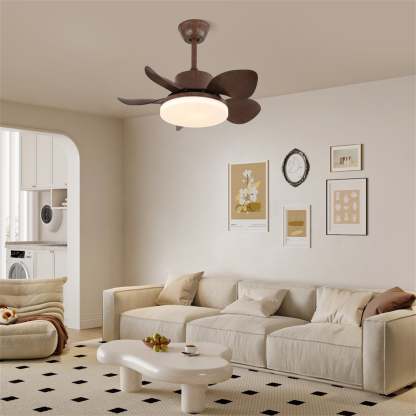 Plafonnier Ventilateur Alenya en Bois - Neutralighting