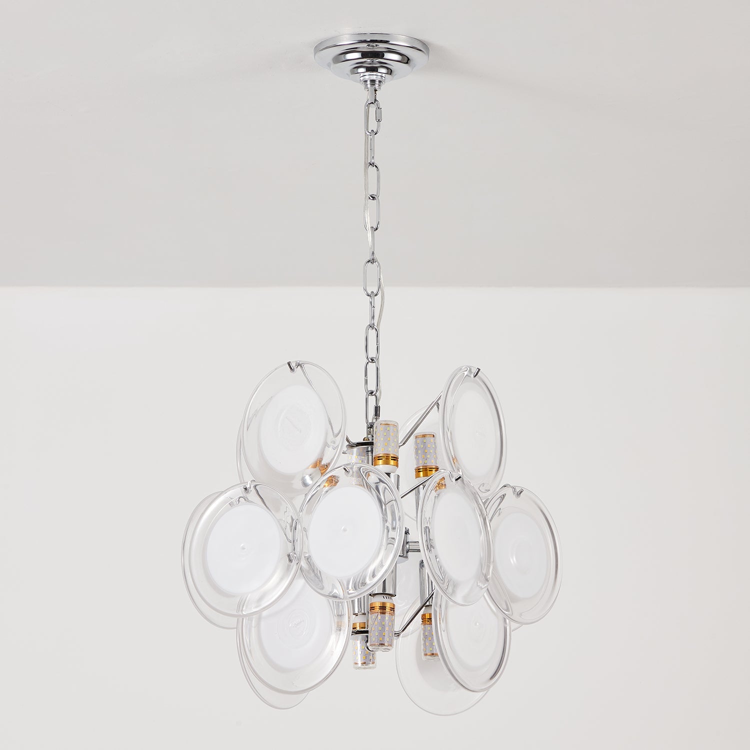 Verona Amber Glass Pendant Lamp