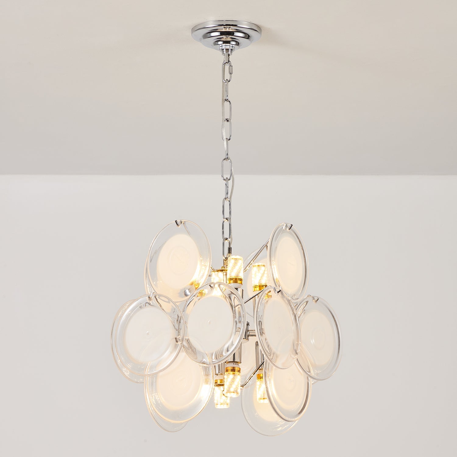 Verona Amber Glass Pendant Lamp
