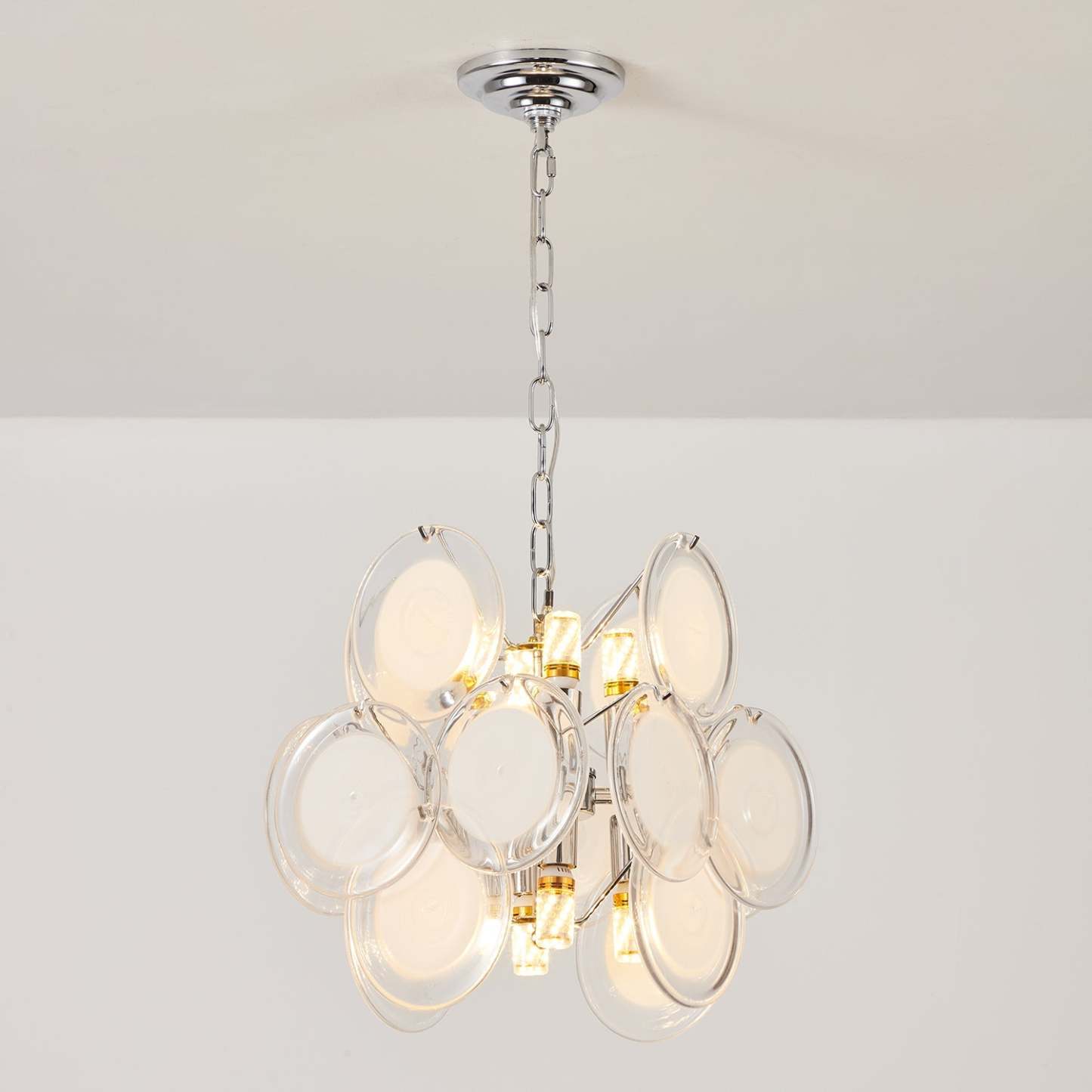 Verona Amber Glass Pendant Lamp