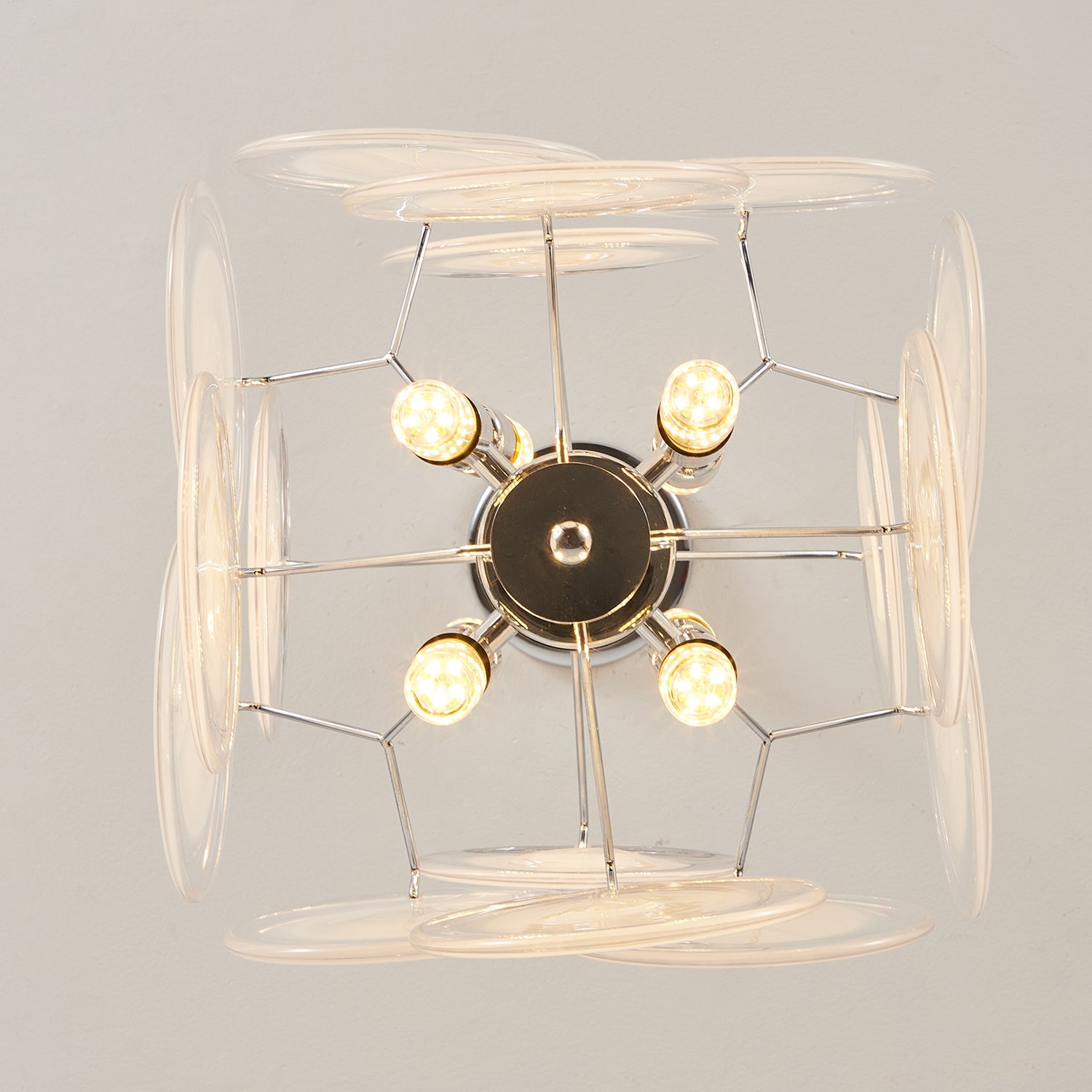 Verona Amber Glass Pendant Lamp