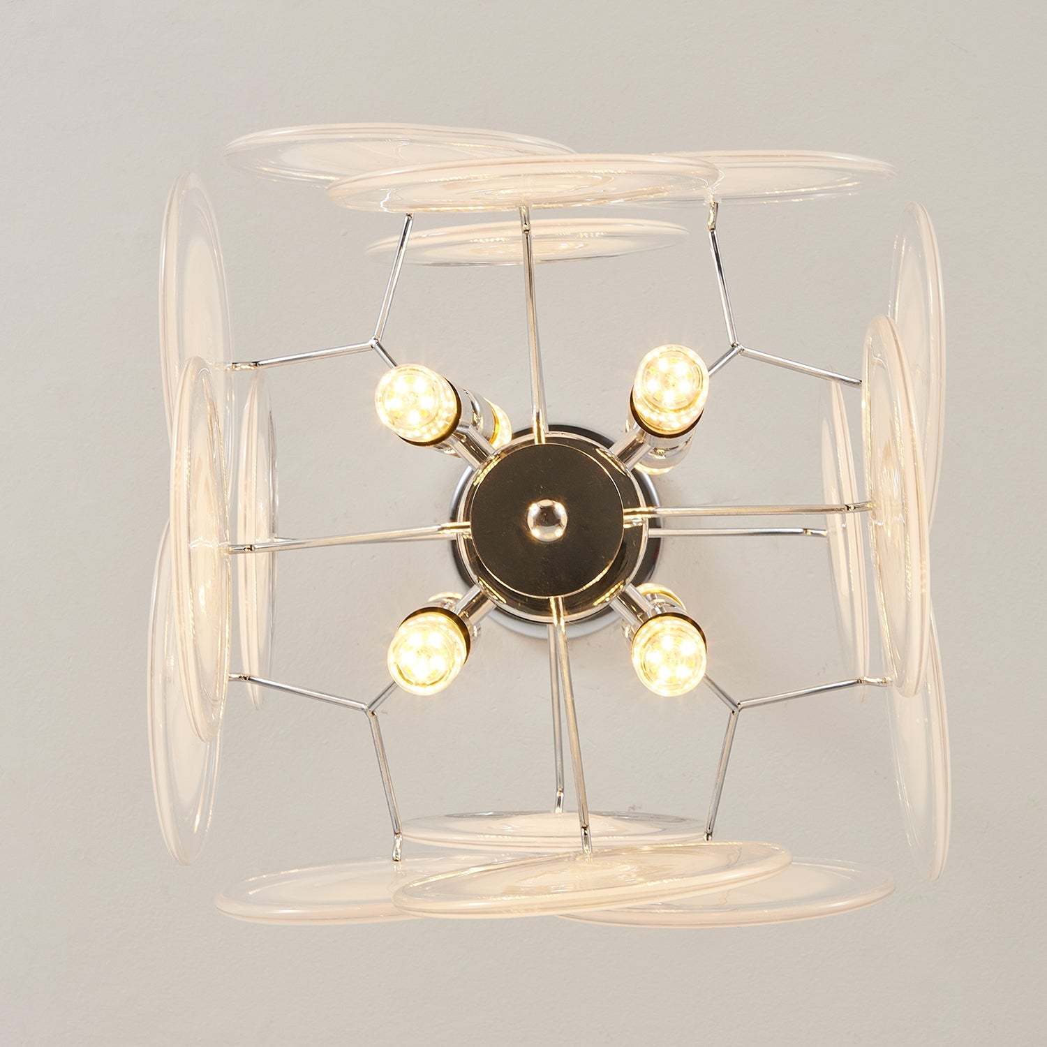 Verona Amber Glass Pendant Lamp