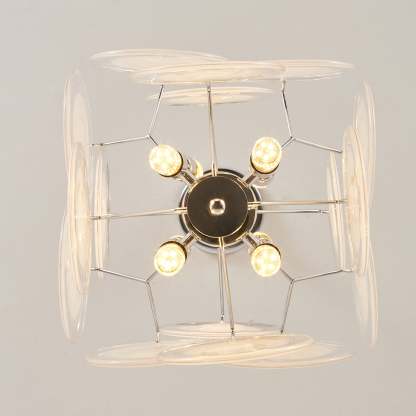 Verona Amber Glass Pendant Lamp