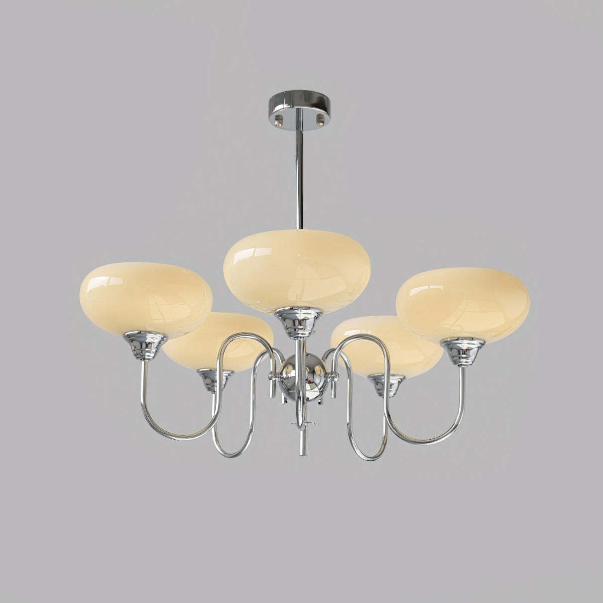 Nielsen Vintage LED Métal Verre Lustre Salon
