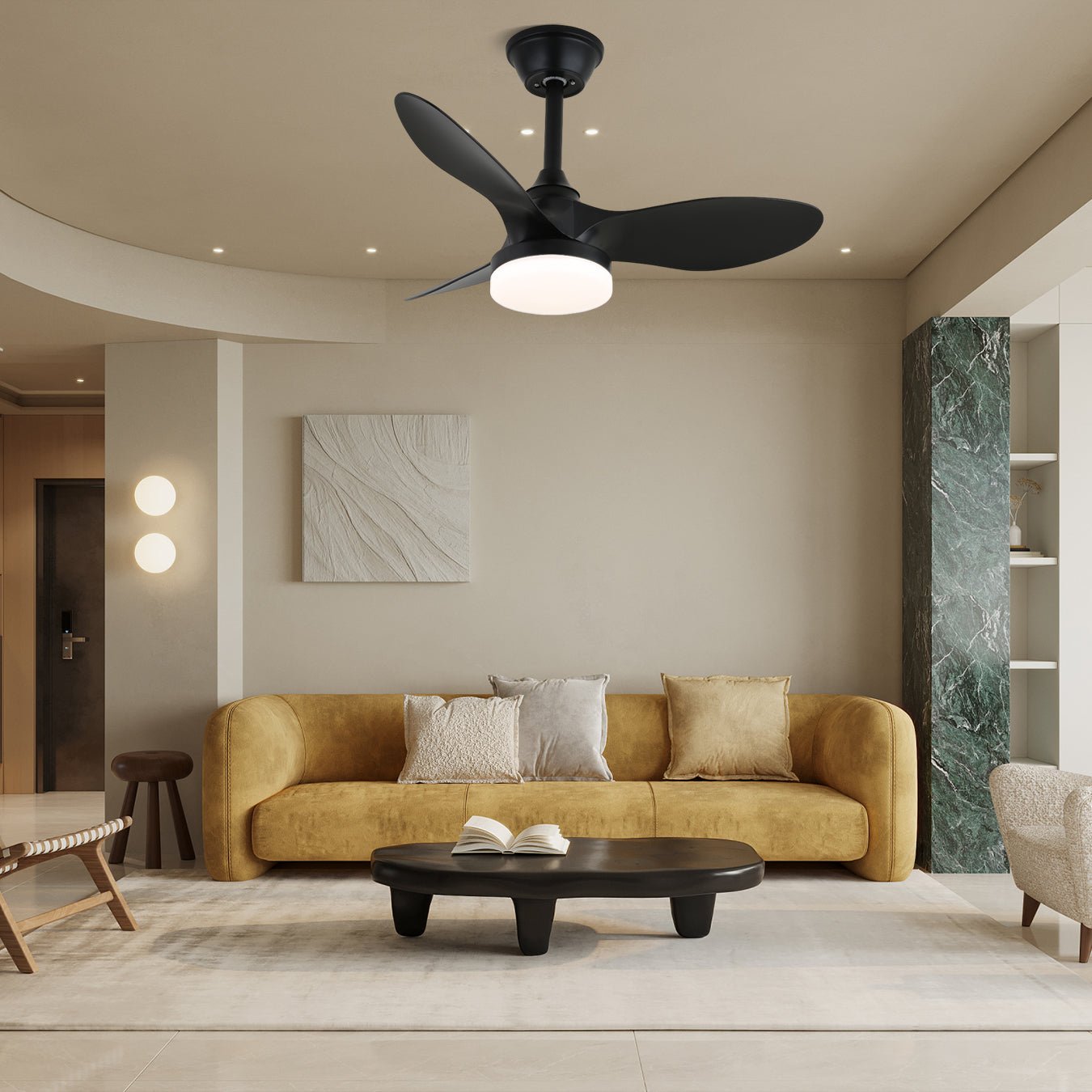 Aelric Plafonnier Ventilateur Moderne - Neutralighting