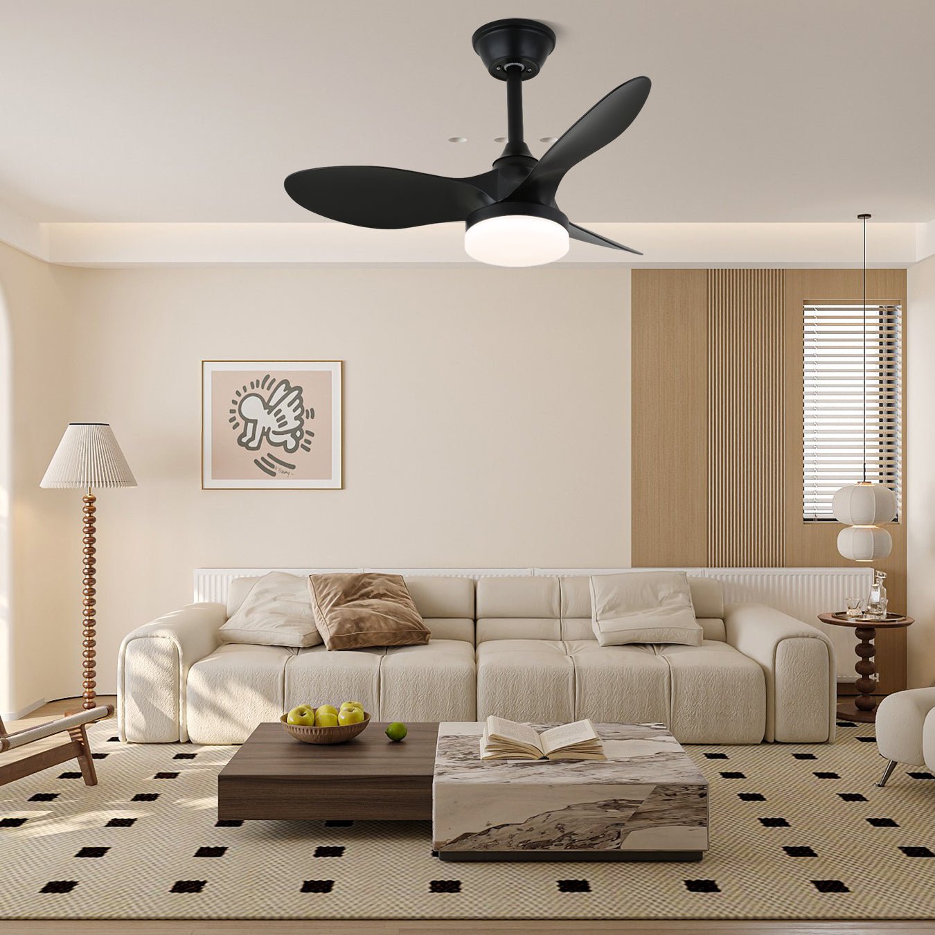 Aelric Plafonnier Ventilateur Moderne - Neutralighting