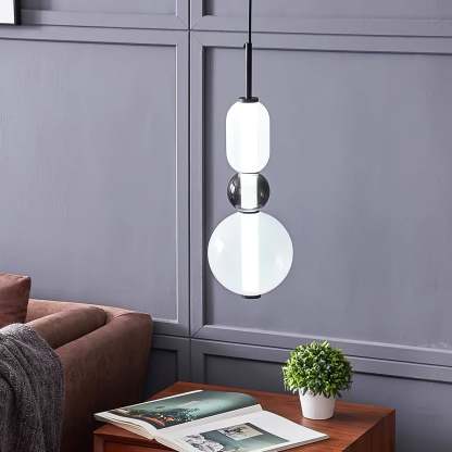 Amber Drop Glass Pendant Light