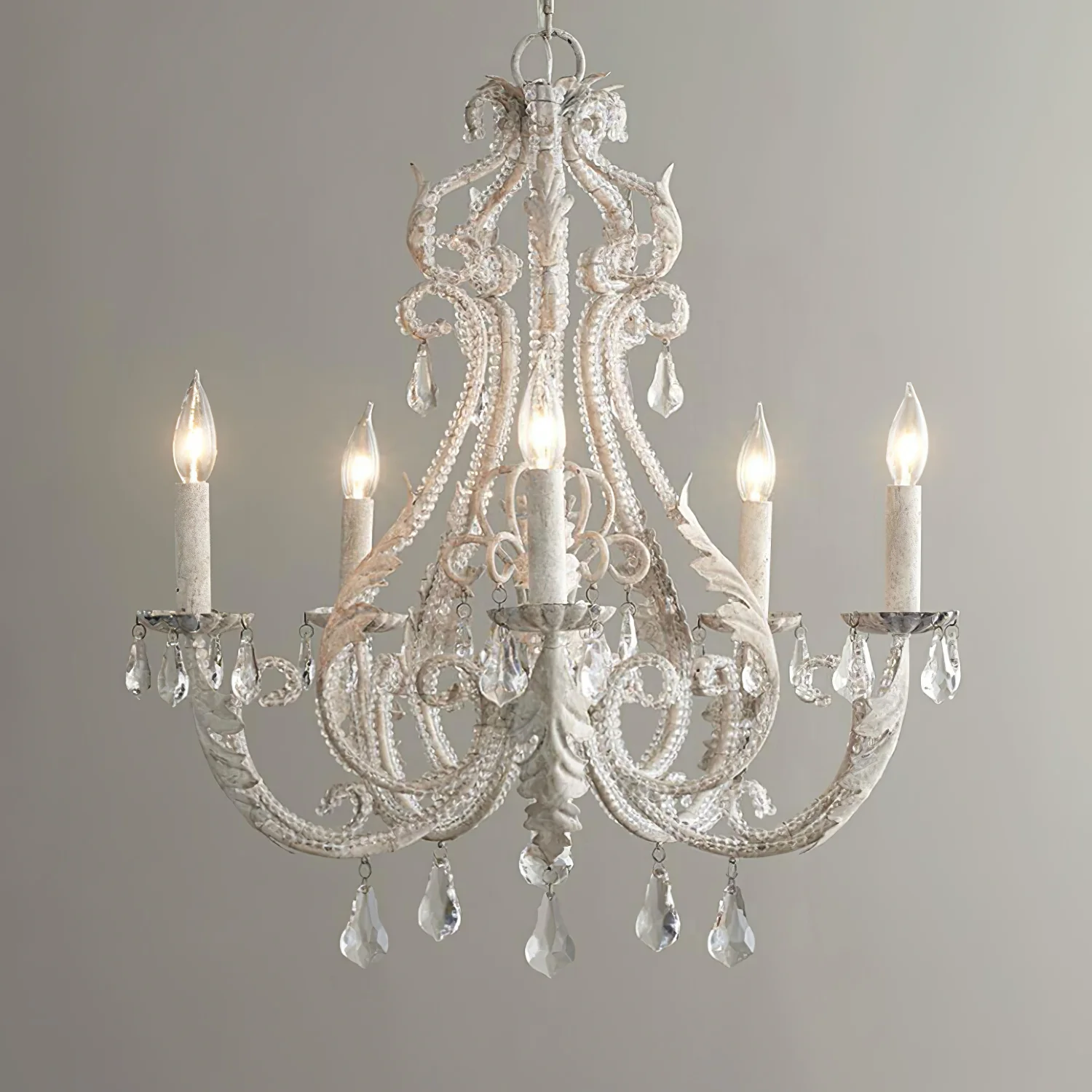 Marilyn Vintage Luxury Crystal Candle Holder Chandelier Living Room Bedroom