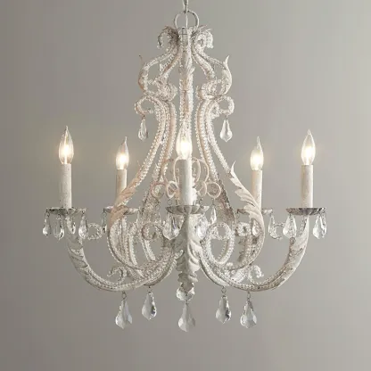 Marilyn Vintage Luxury Crystal Candle Holder Chandelier Living Room Bedroom
