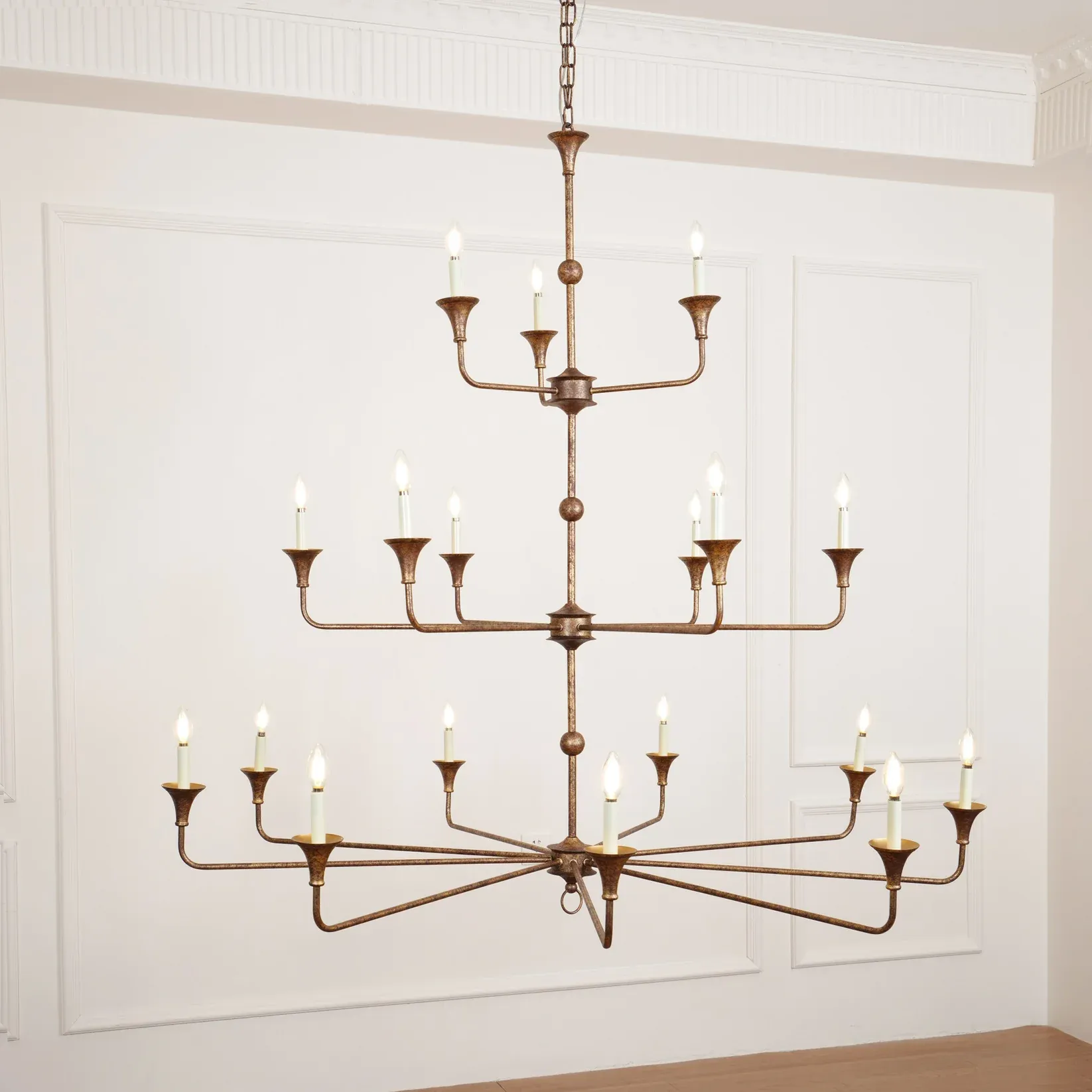Alessio Vintage Metal Pyrite Bronze Pendant Light Dining Room Bedroom