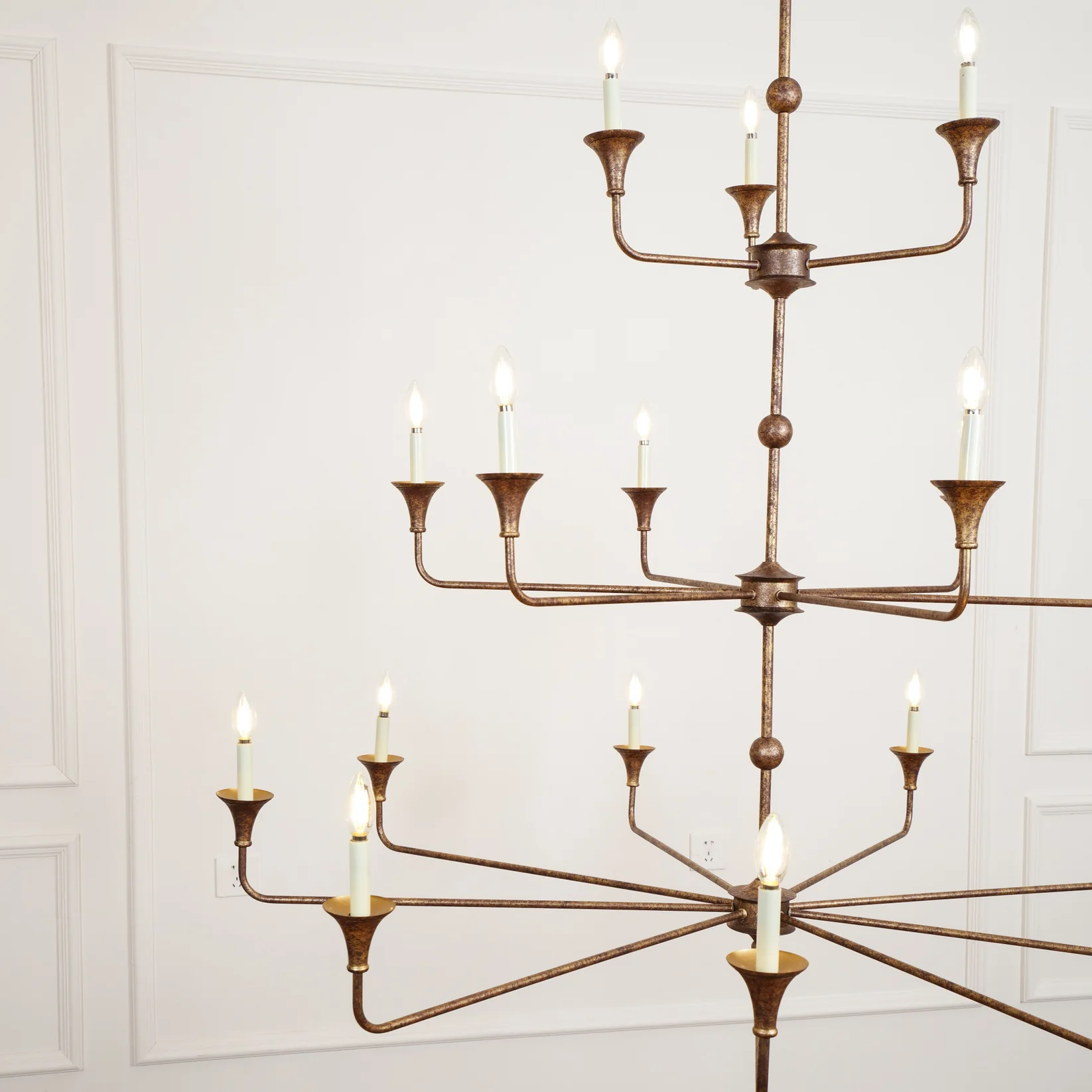 Alessio Vintage Metal Pyrite Bronze Pendant Light Dining Room Bedroom