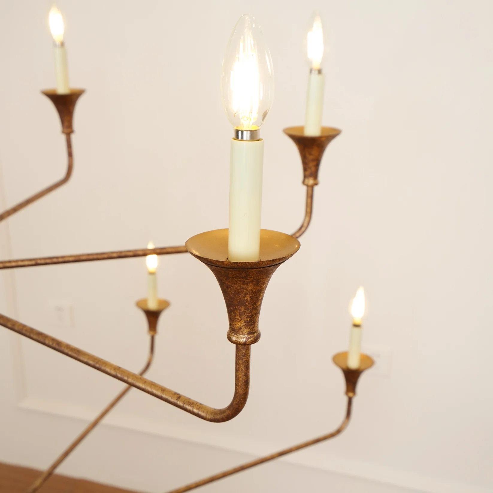 Alessio Vintage Metal Pyrite Bronze Pendant Light Dining Room Bedroom