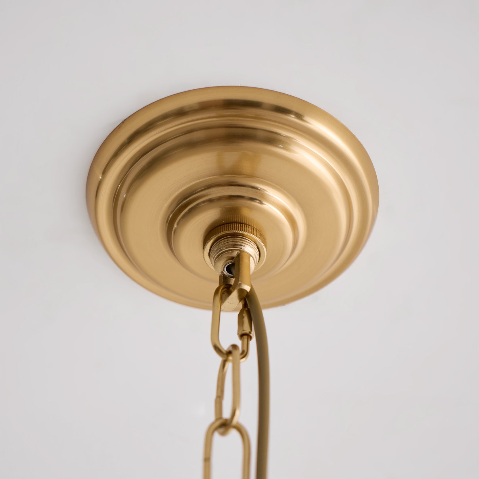 Verona Brass Glass Lantern Pendant Lamp