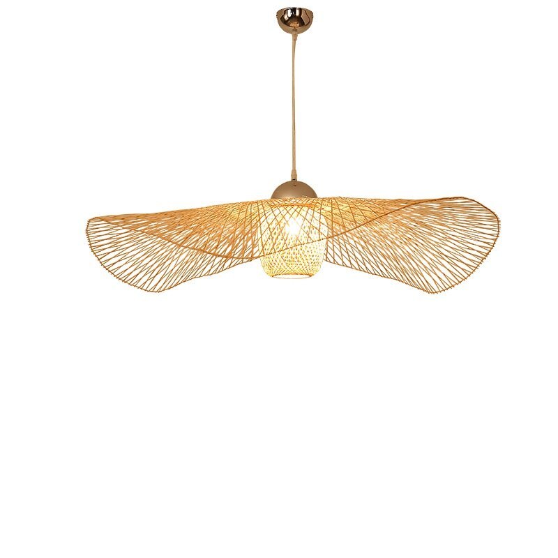 Rattan Weaving Cap Pendant Light