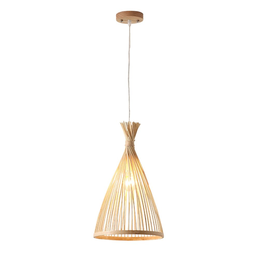 Muto Suspension Cône Vintage, Bambo, Bois, Salon