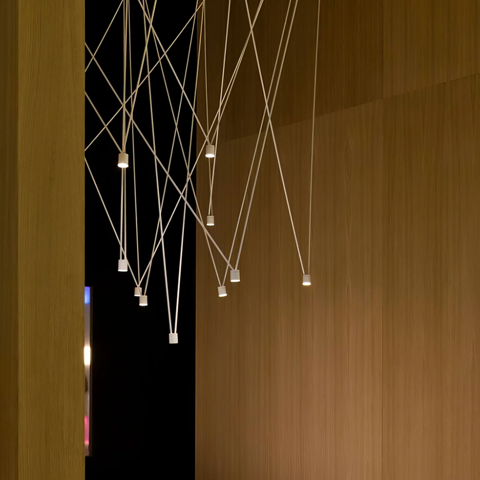 Alessio Minimalisme Métal Plastique Suspensions Chambre à Coucher Salon