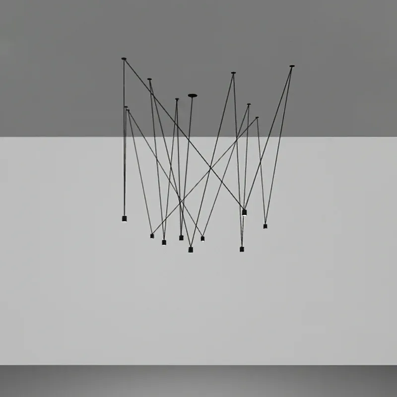 Alessio Minimalism Metal Plastic Pendant Light Bedroom Living Room